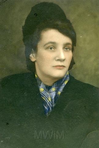 KKE 3077-10.jpg - Jadwiga Czerniewska(ur. 1907 r.) mama Ryszarda, Wilno, 1944 r.